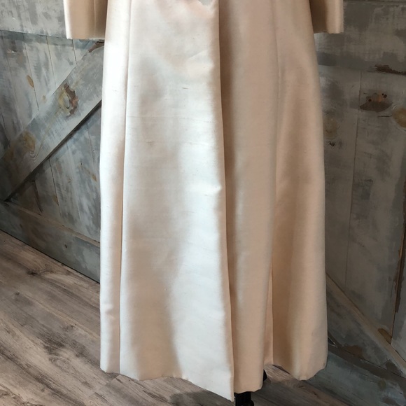 Vintage 1960’s raw silk maxi opera coat - Picture 3 of 13